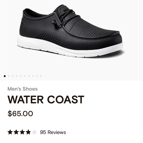 Reef Shoes Reef Lightweight Cushioned Water Coast Deck Shoes Black